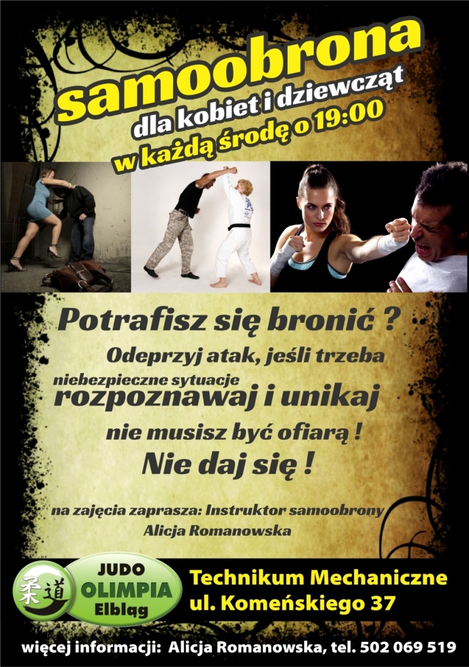 plakat samoobrona bez start 19 mini
