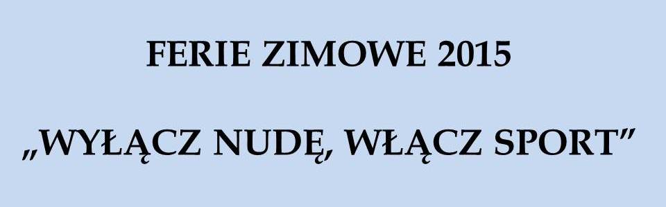 zimowisko 2015